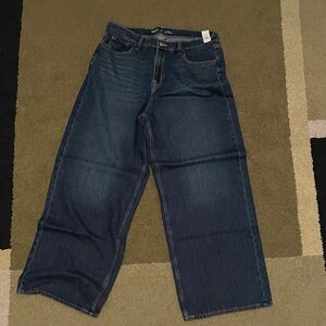 Old Navy Women's Relaxed Fit Dark Blue Jeans